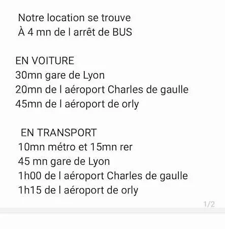 Apartmán Duplex Spacieux Renove Recemment Proche Paris